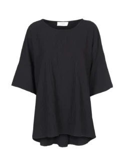 Floria Blusa donna oversize con maniche corte a pipistrello