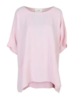 Floria Maxi blusa donna con maniche corte a pipistrello