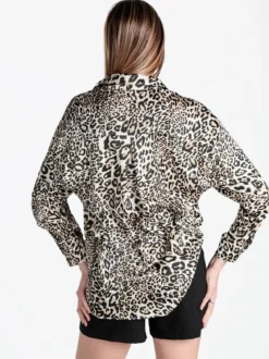 Forget Me Not Camicia donna animalier a maniche lunghe