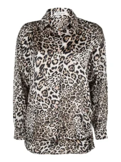 Forget Me Not Camicia donna animalier a maniche lunghe
