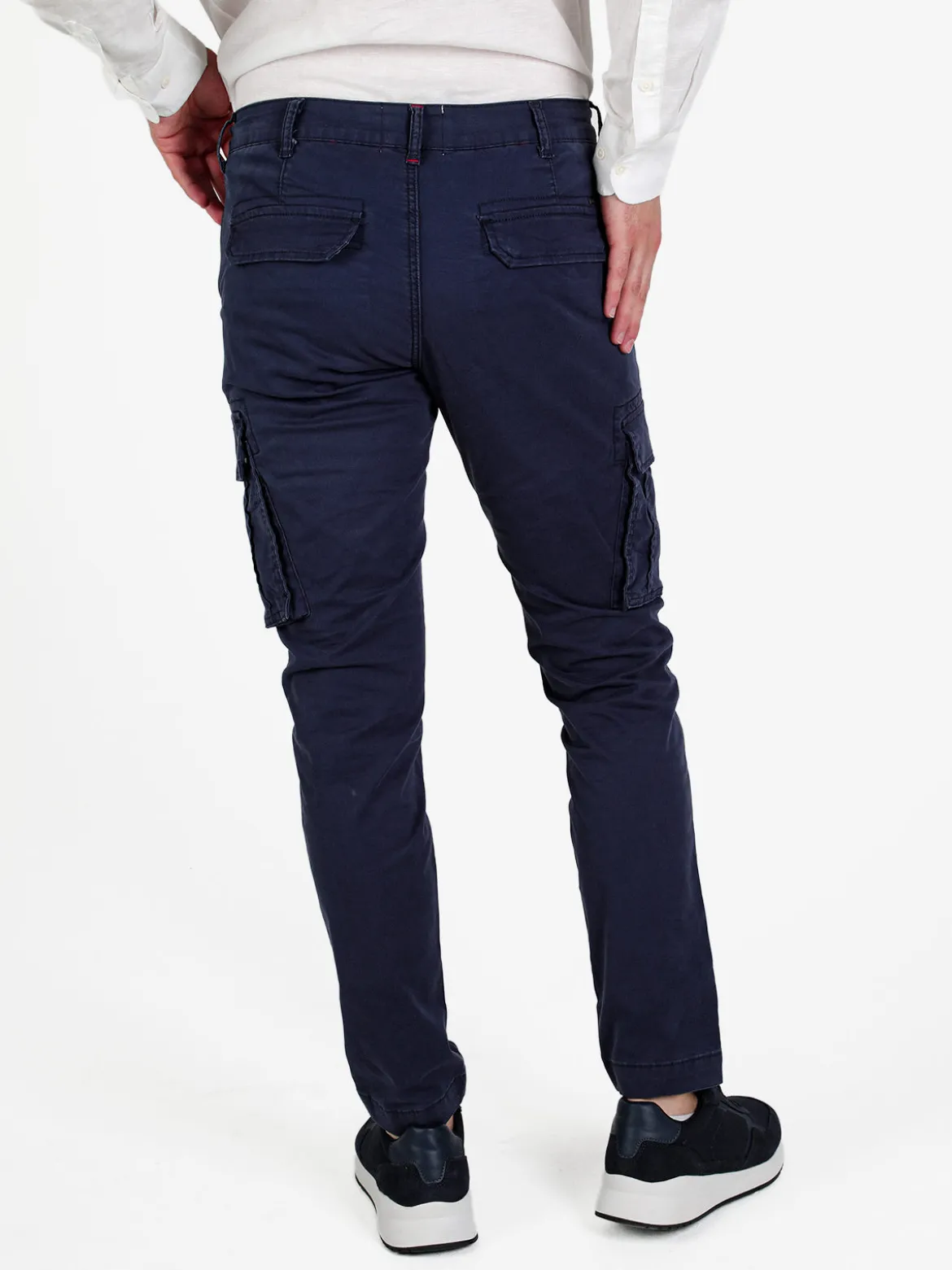 Frankie Malone Pantaloni cargo da uomo in cotone