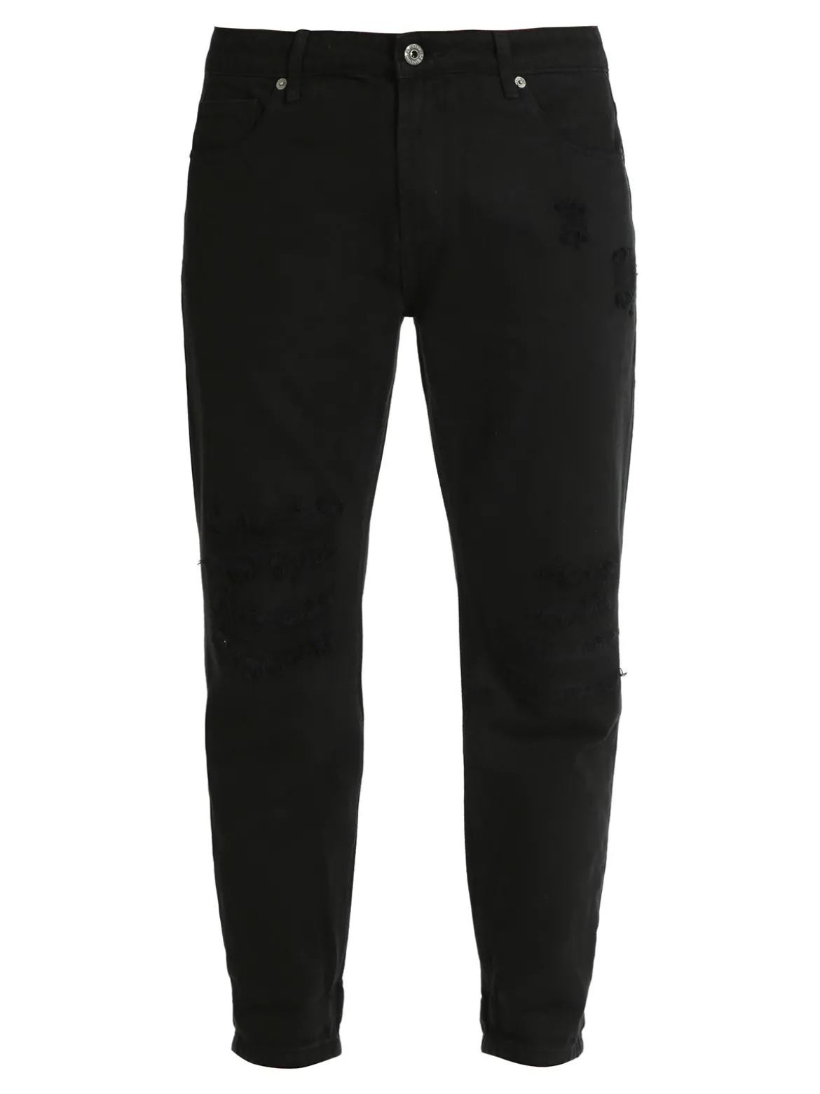 Frankie Malone Pantaloni cropped uomo con strappi