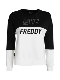 Freddy F2WMVS1 Felpa donna girocollo