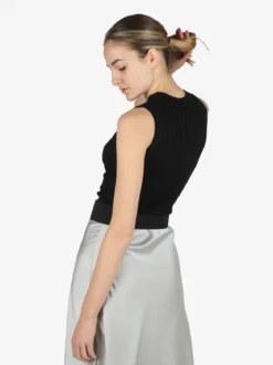 Free Style Top donna elasticizzato a coste