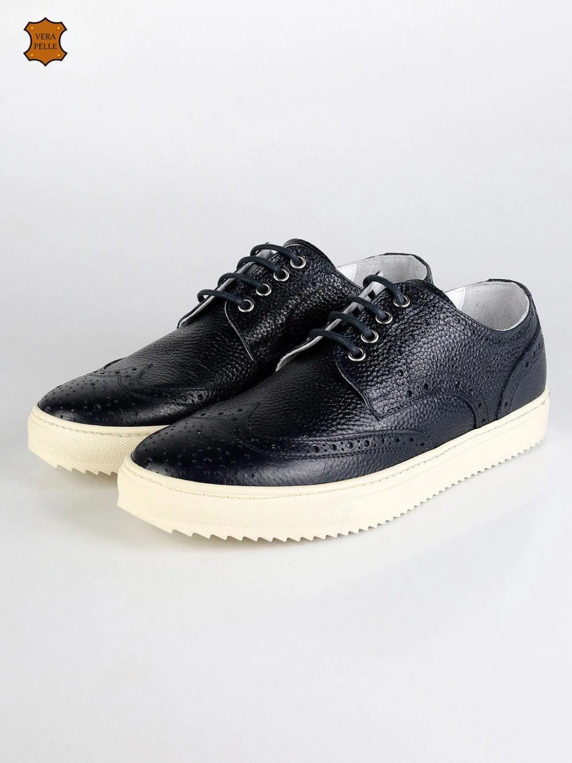 Freetime Francesine blu in pelle