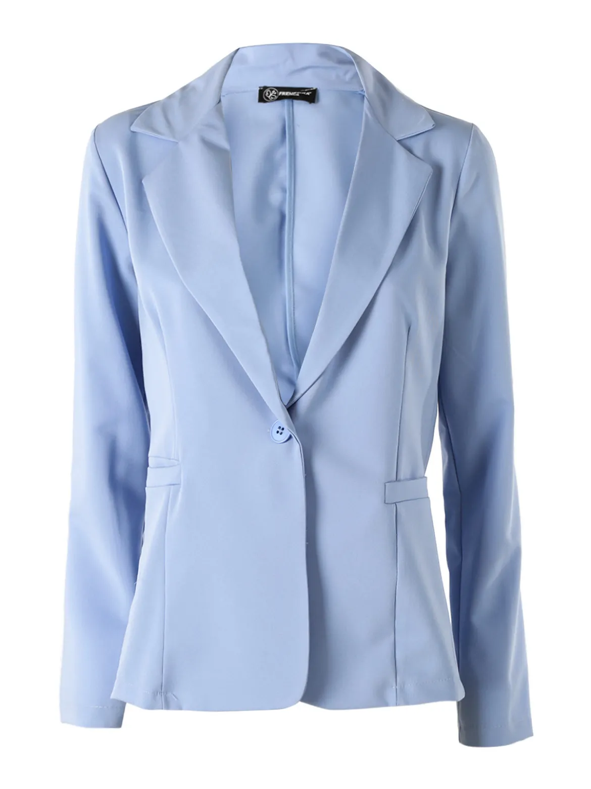 Frenetika Blazer donna con bottone - azzurro