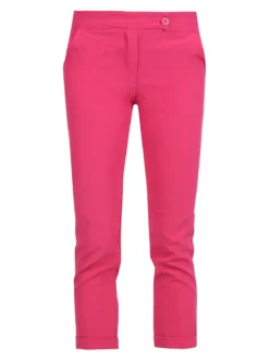 Frenetika Pantaloni classici da donna a gamba dritta con risvolto finale