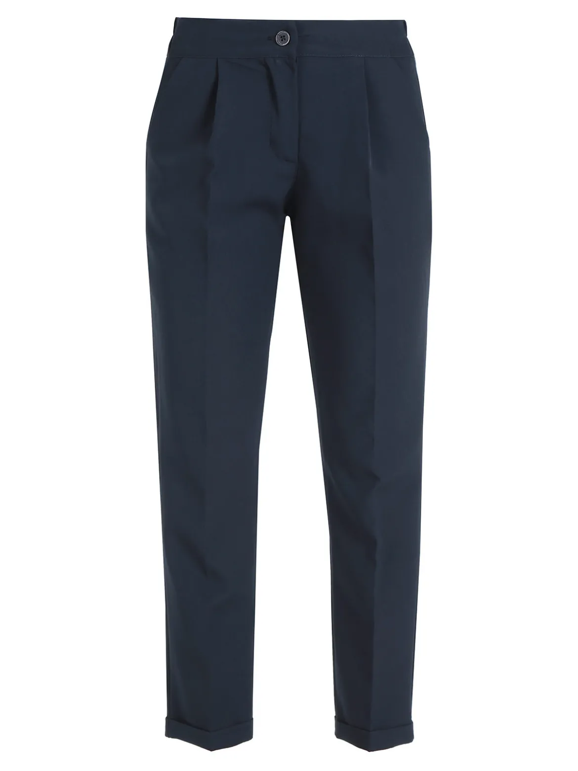 Frenetika Pantaloni classici da donna con risvolto