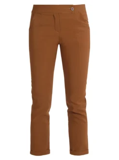 Frenetika Pantaloni cropped da donna con risvolto