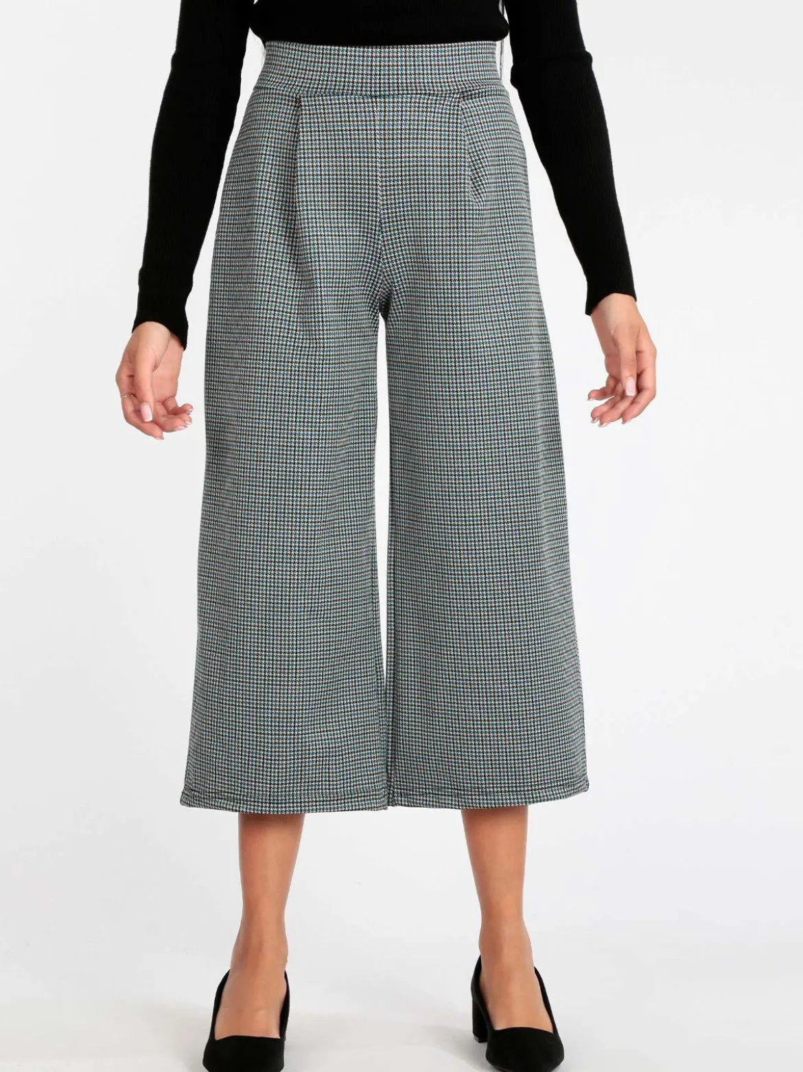 Frenetika Pantaloni culotte donna vita alta