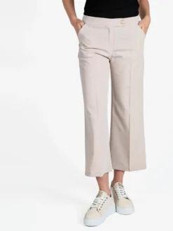 Frenetika Pantaloni da donna crop a palazzo