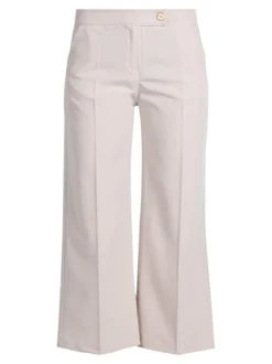 Frenetika Pantaloni da donna crop a palazzo