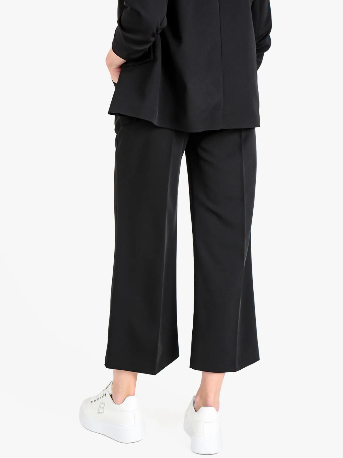 Frenetika Pantaloni da donna crop a palazzo