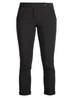 Frenetika Pantaloni da donna modello capri con risvolto
