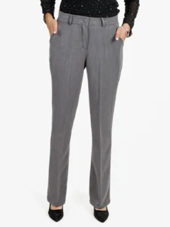 Frenetika Pantaloni donna a zampa - grigio
