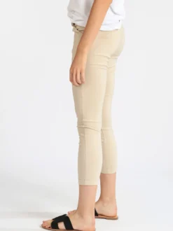 Frenetika Pantaloni elasticizzati donna con risvolto