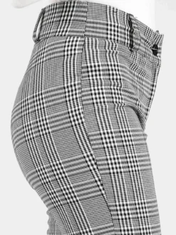 Frenetika Pantaloni principe di galles a vita alta