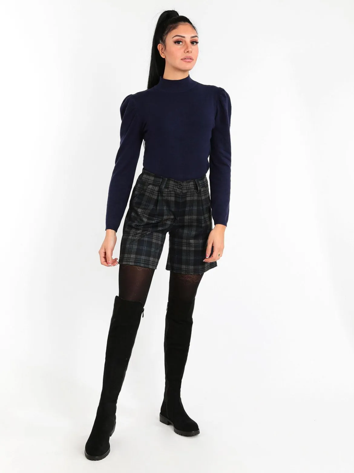 Frenetika Shorts donna a quadri