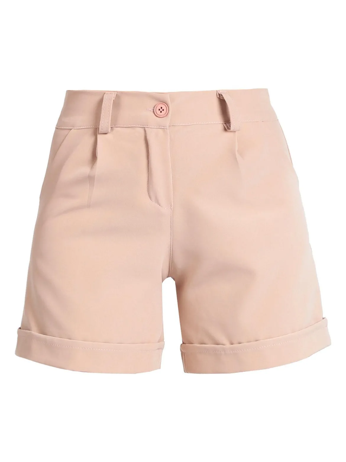 Frenetika Shorts donna a vita alta con risvolto