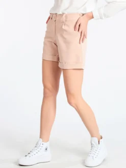 Frenetika Shorts donna a vita alta con risvolto