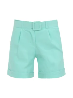 Frenetika Shorts donna con cintura e risvolto
