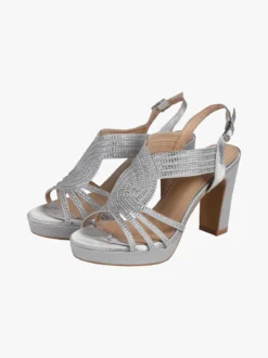 Galia Sandali donna con tacco e plateau