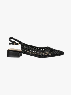 Galia Slingback donna a punta effetto corda