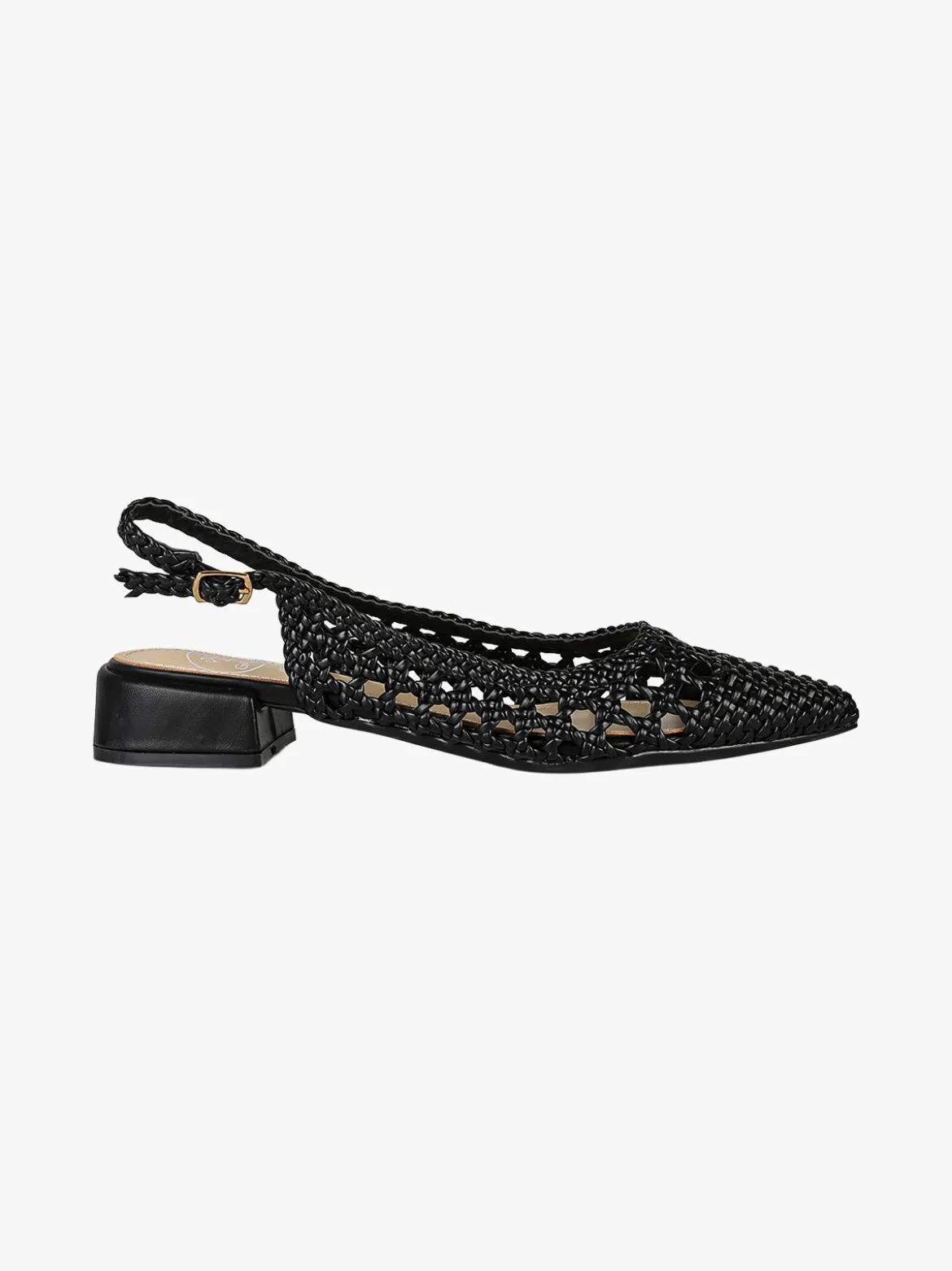 Galia Slingback donna a punta effetto corda