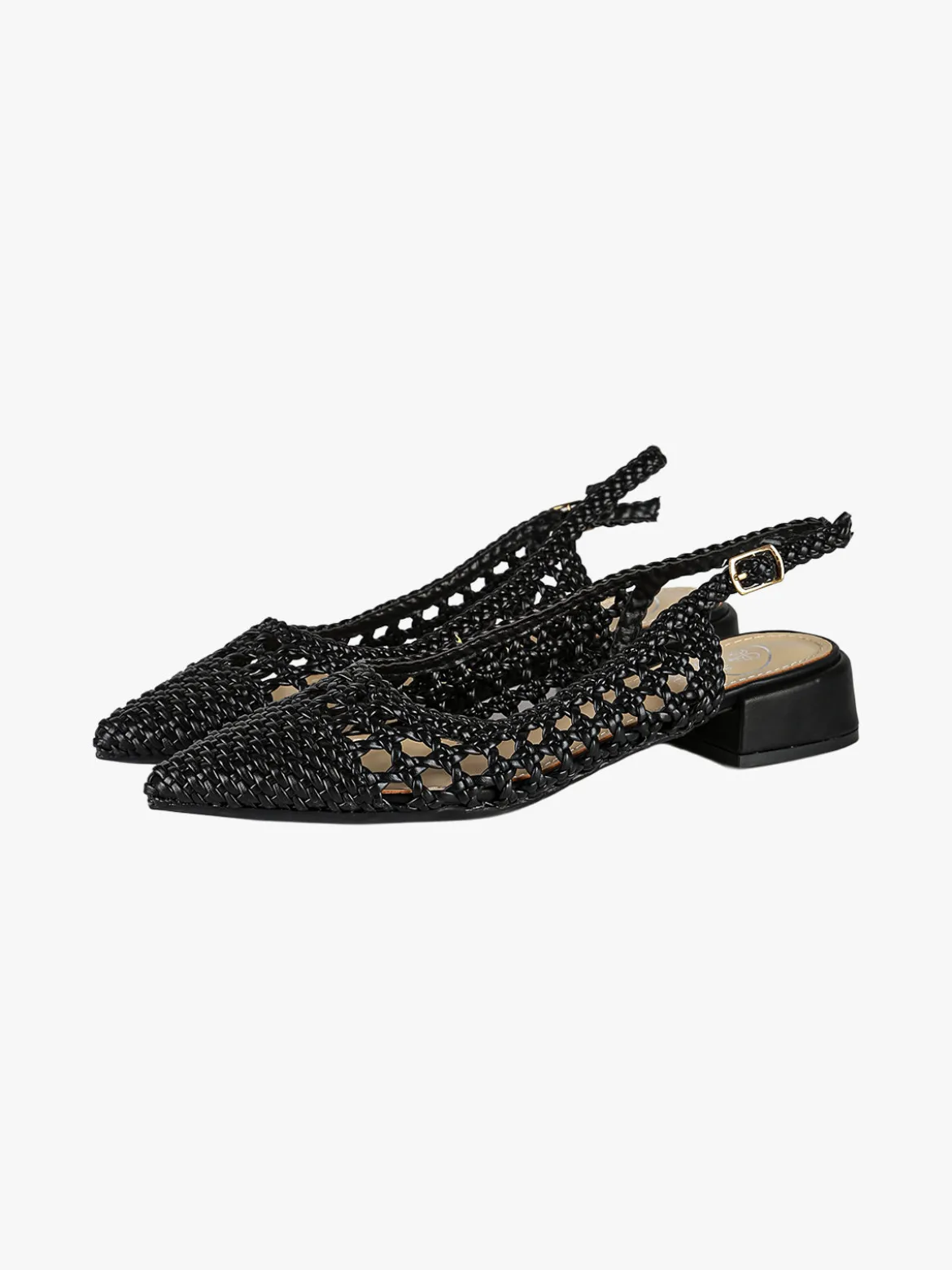 Galia Slingback donna a punta effetto corda
