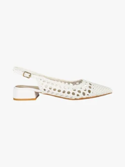 Galia Slingback donna a punta effetto corda