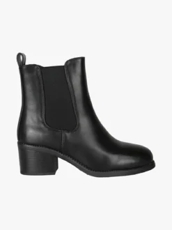 Galia Stivaletti donna chelsea con tacco - nero