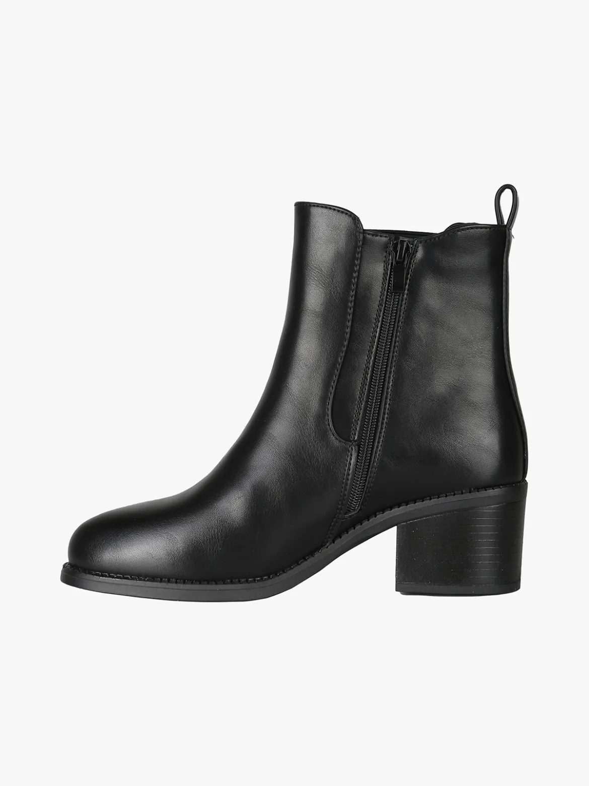 Galia Stivaletti donna chelsea con tacco - nero