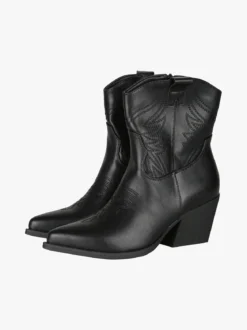 Galia Stivaletti donna texani con ricami - nero