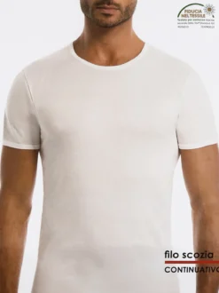 Garda T-shirt intima uomo in filo di scozia