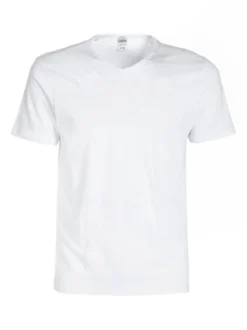 Garda T-shirt intima uomo scollo V in cotone bielastico