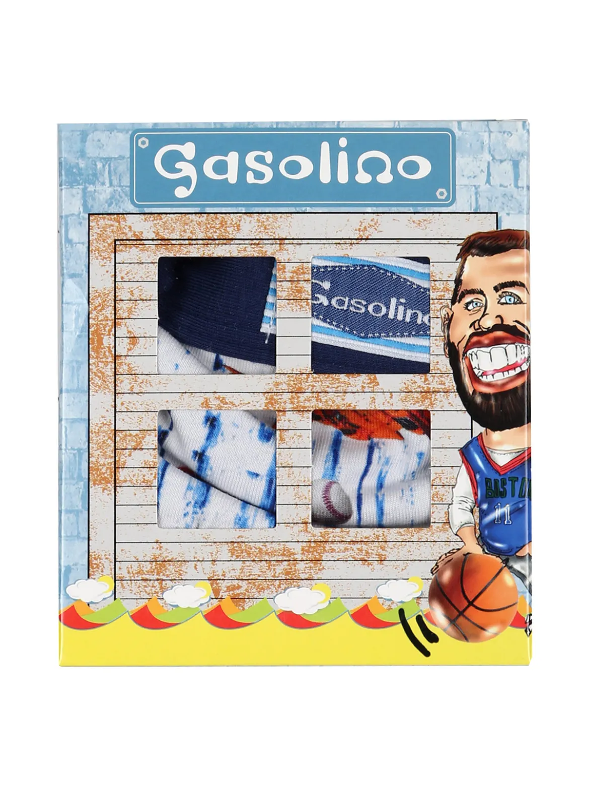 Gasolino Slip da bambino in cotone - jeans