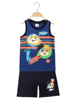 44 Gatti Completo corto smanicato bambino con stampa