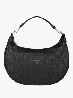 Gattinoni Borsa donna con stampe logo - nero