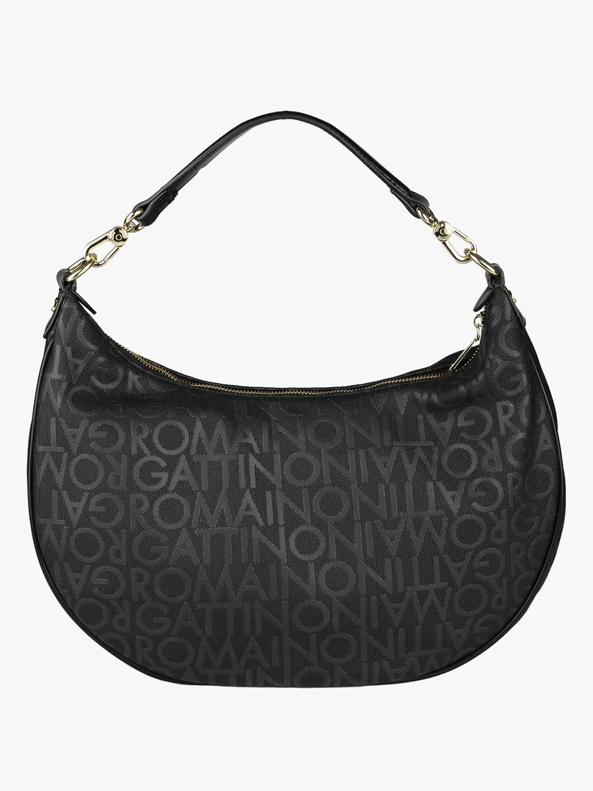 Gattinoni Borsa donna con stampe logo - nero