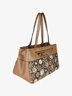 Gattinoni Borsa donna in ecopelle con doppi manici - khaki