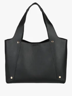 Gattinoni Borsa donna in ecopelle con doppi manici - nero