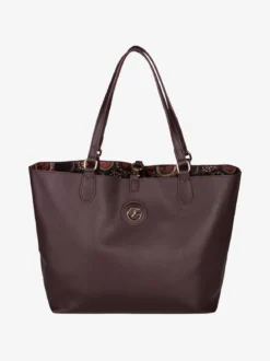 Gattinoni Borsa tote donna reversibile con pochette - bordeaux