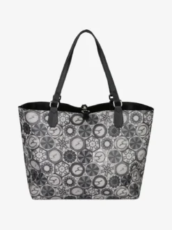 Gattinoni Borsa tote donna reversibile con pochette - nero