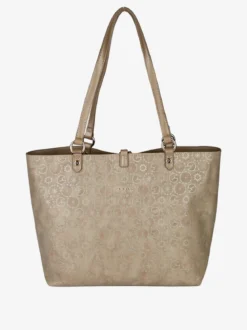 Gattinoni Borsa tote donna reversibile con pochette - taupe
