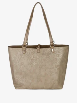Gattinoni Borsa tote donna reversibile con pochette - taupe
