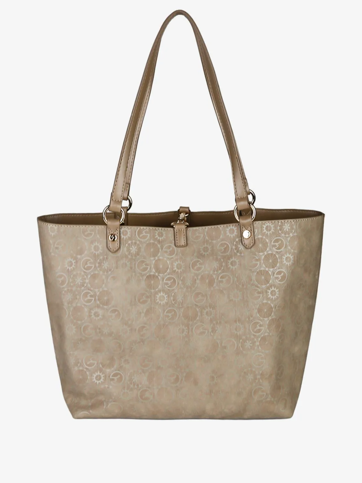 Gattinoni Borsa tote donna reversibile con pochette - taupe