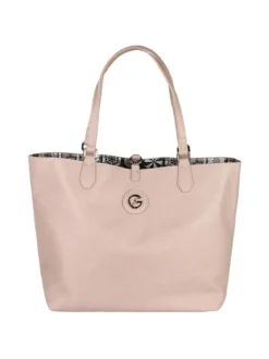 Gattinoni Borsa tote donna reversibile con pochette - taupe