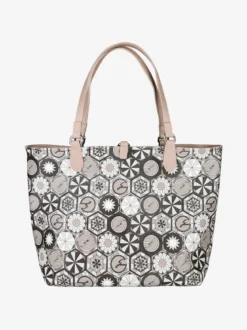 Gattinoni Borsa tote donna reversibile con pochette - taupe