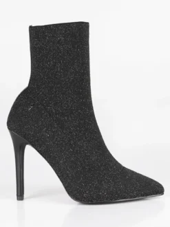 Gattinoni Stivaletti calzino con tacco e lurex
