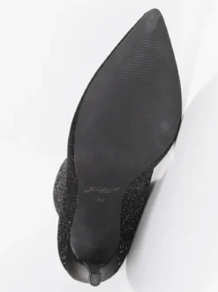 Gattinoni Stivaletti calzino con tacco e lurex